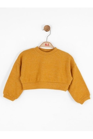 Nk Kids Kız Bebek Simli Kazak-15108 Hardal