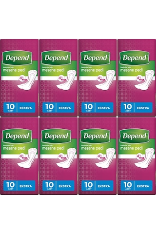 Depend Mesane Pedi Kadın Ekstra 80 Adet