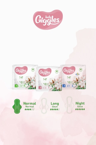 Giggles Lady Soft Hijyenik Ped Uzun Avantaj Paketi 42 Adet