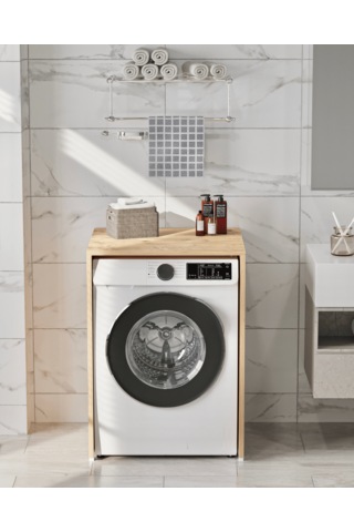Reyo Enda Home Çamaşır Makinesi Dolabı 89x65 Cm Atlantik Çam