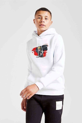 Tshirthane Best Anime Aesthetic Baskılı Unisex Çocuk Kapüşonlu Beyaz Sweat