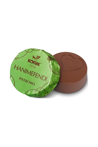 Hanımefendi Antep Fıstık Parçacıklı Dolgulu Sütlü Çikolata 300 G