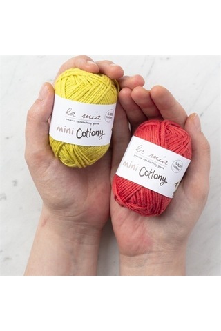 La Mia Mini Cottony 20li Paket 25g Renkli El Örgü İpi - 33845