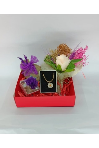 Çiçeklihediye Anneler Günü, Sevgililer Günü, Doğum Günü Hediyesi Papatya Kolye