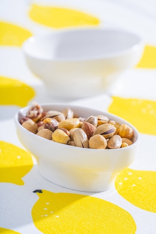 Acar Aria Oval Mini Kase - 10 Cm Beyaz