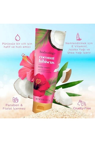Bodycology Coconut Hibiscus Vücut Kremi - 237 Ml