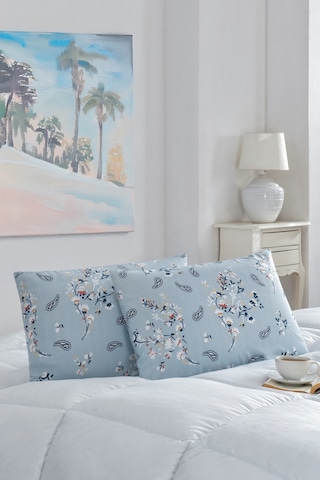 Marla Home 2'li Yastık Kılıfı Pamuklu 50x70 Cm Mavi Bahar Marla Home 2'li Yastık Kılıfı Pamuklu 50x70 Cm Mavi Bahar