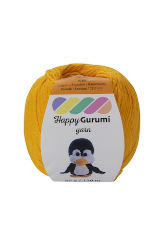 Happy Yarn Happy Gurumi Amigurumi Örgü İpi 50gr 130m Hardal
