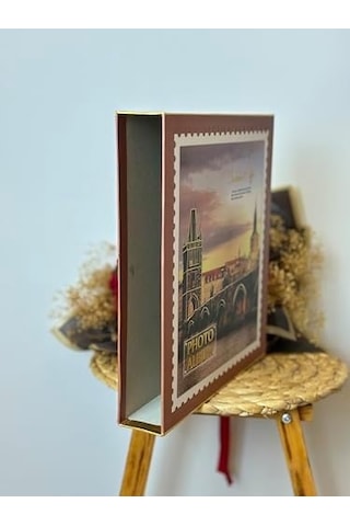 Rs22 Fotoğraf Albümü 10x15cm 500&apos Lük Lüx Desenli Kutulu Yatay Dikey Modeli