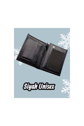 Organıcyou Guangzhou Dikey Pu Deri Erkek/kadın Kullanışlı Spor Cüzdan 11 Cm X 9 Cm X 2 Cm Siyah