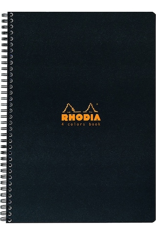 Rhodia Çizgili Defter Siyah Rd   193109 Siyah