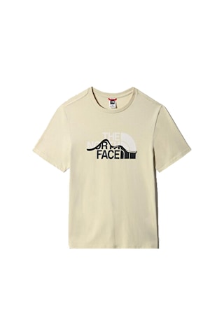 The North Face M S/s Mountaın Lıne Tee - Eu T-shirt Nf00a3g23x41 Bej