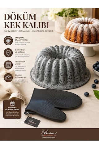 Stone Age Dilimli Kek Kalıbı -6010 Siyah