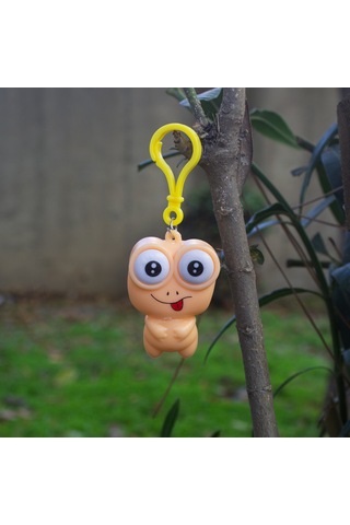 Anahtarlık Sevimli Emoji Göz Anahtarlık