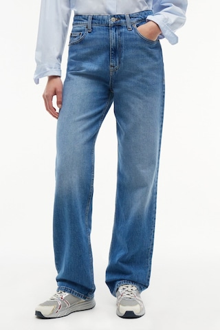 Tommy Hilfiger Layla Yüksek Bel Düz Kesim Kadın Mavi Jean Bj0133-16110