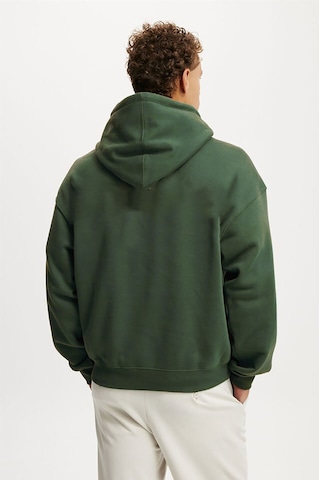 Haki Kapüşonlu Kanguru Cep Erkek Sweatshirt E7169 Haki