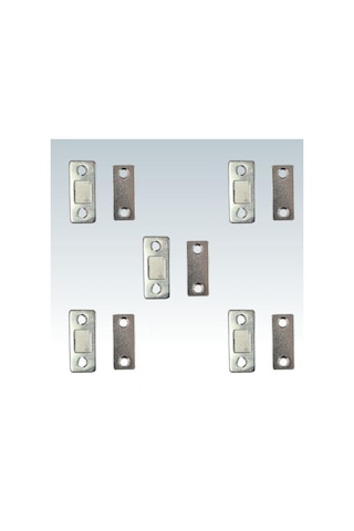 Marelli Slım Mıknatıslı Kapak Tutucu Kapı, Çekmece Tutucu, Çıt Çıt 5 Adet