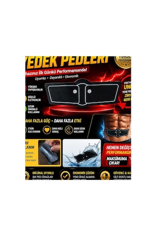 Six Ped Yedek Pedleri İle Cihazınızı Yenileyin, Antrenman Gücünü Artırın. Evimdeyokyok Çok Renkli