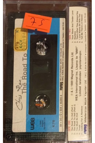 Plak Değildir Kaset Tir Chis Rea The Road To Hell Kaset