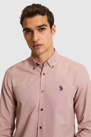 U.s. Polo Assn. Erkek Vişne Gömlek Basic 50324708-vr223