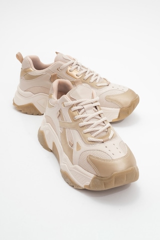 Luvishoes Luvi Shoes Lecce Bej Altın Kadın Spor Ayakkabı Bej - Altın