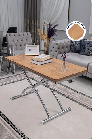 Juppo Üst Tabla Mdf Efesçam Oval Köşe Alt Krom Dışa K