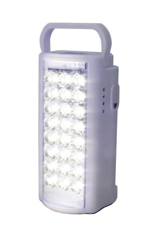 24 Büyük Ledli 80 Saat Yanan Power Özellikli Akülü Led Işıldak kırmızı
