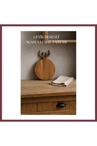 Storeşahin Akasya Kesme Tahtası & Sunum Tahtası 21x32x1,5 Cm Shn0720