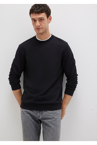 Mavi Erkek Bisiklet Yaka Sweatshırt Siyah 0s10457-900 Siyah
