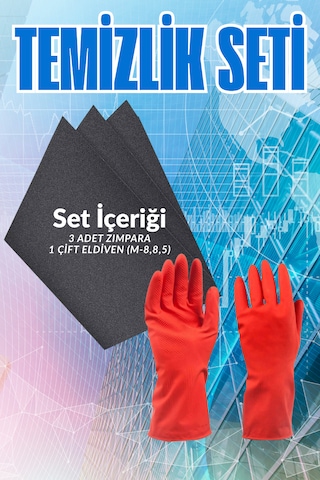 Oto Far, Klozet Ve Lavabo Temizleme Zımpara Seti 3'lü 220 Kum Islak/kuru Su Zımparası