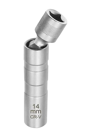 6361 Mıknatıslı Oniki Köşe Mafsallı 3/8" Buji Lokması 14 Mm