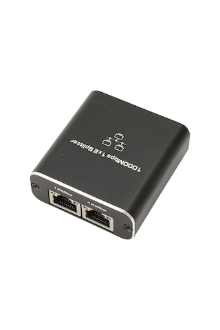 Xindoker 1000mbps Gigabit Ağ Splitteri - Rj45 1 Giriş 2 Çıkış, İki Cihazın Eş Zamanlı İnternet Erişimi, Alüminyum Alüminyum, 100m Aktarım Mesafesi