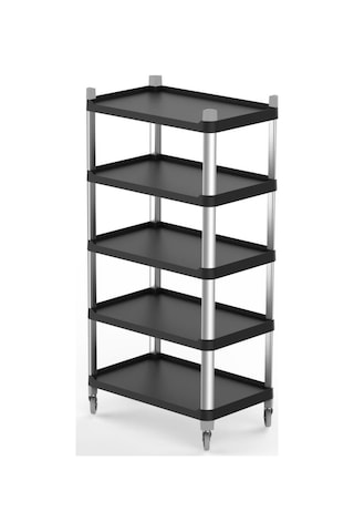Plastport Çok Amaçlı Servis Arabası - 5 Katlı (Açık)