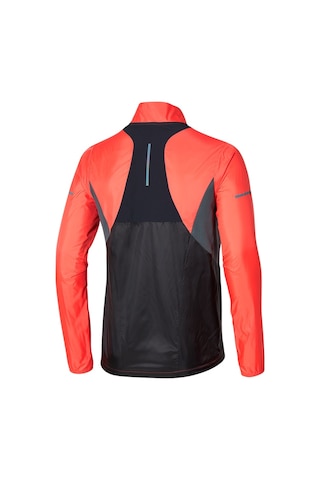 Mizuno Aero Jacket Erkek Yağmurluk Turuncusiyah Turuncu