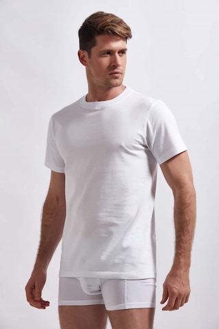 Josejuan 3'lü Erkek Atlet Sıfır Yaka Yarım Kollu Suprem %100 Pamuk 3304-siyah - Beyaz - Gri Melanj