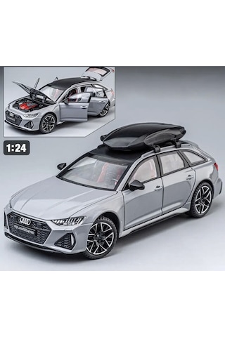 Audi Rs6 1:32 Metal Maket Araba Gri Birebir Wagon