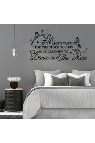 Benzersiz Duvar Sticker'ı Kelebekli İngilizce Harfler Çıkarılabilir Duvar Kağıdı Ev Yatak Odası Dekoru Diğer