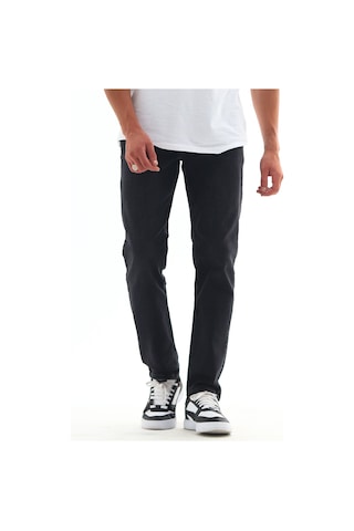 HLT Jeans Erkek Antrasit Fit Boru Paça Esnek Likralı Denim Jeans Kot Pantolon 001
