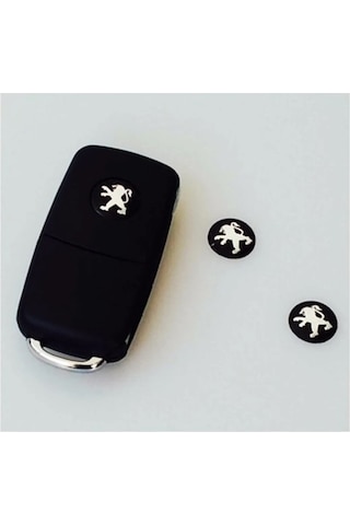 Peugeot Araç Anahtar Logo Amblemi Kumanda Logo Çap: 14 Mm 2 Adet