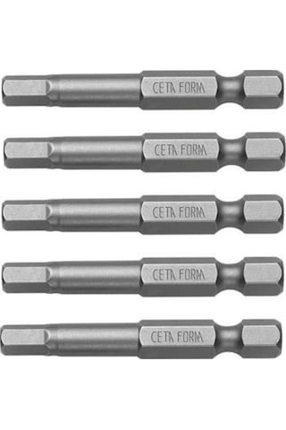 Ceta Form Cb/1950 Çelik Bits Alyan Uç Seti 5mm X 50mm 5'li Paket