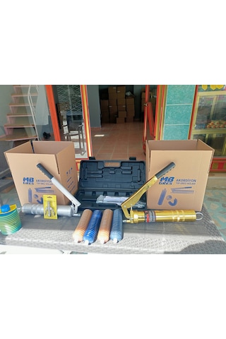 Gres Tabancası Çantalı,çift Pistonlu