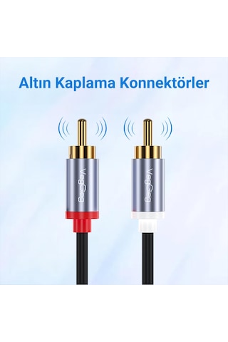 Veggieg Usb Type-c To 2 Rca Ses Kablosu 1.5 Metre