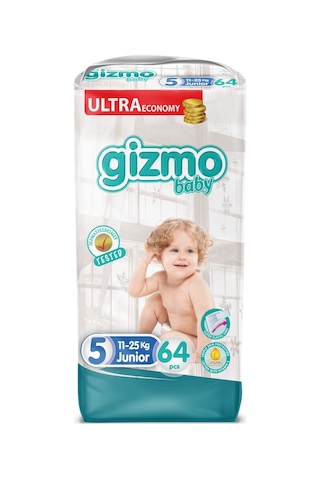 Bebek Bezi Ultra Eco Paket 5 Numara Junior 64 Adet