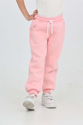 Toontoy Kız Çocuk Fiyonk Nakışlı Eşofman Alt Pembe