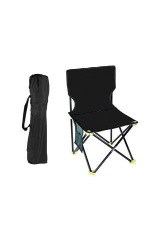 Dolıty Katlanır Kamp Sandalyesi Dış Mekan Sırt Siyah-ve-m Siyah Ve M Çok Renkli