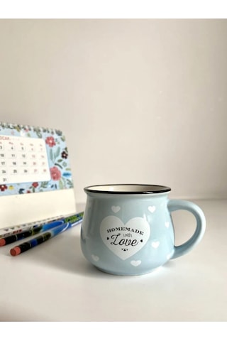 Kupa Fincan Bardak 150 Ml Hediyelik - Mavi MAvi