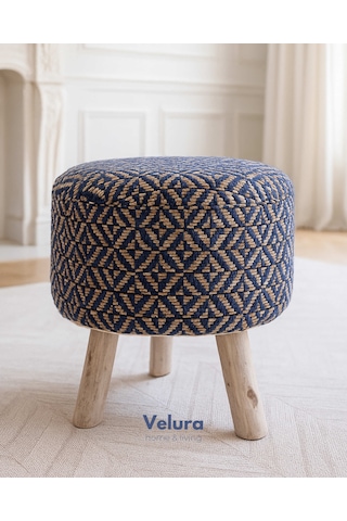 Montana Blue - Puf Mavi