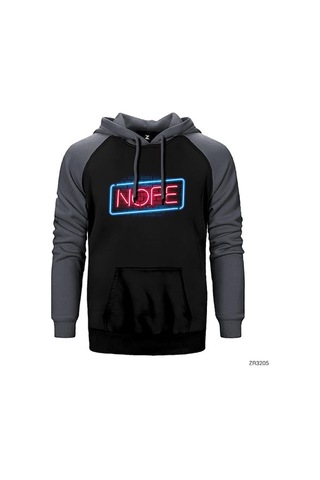 Nope Kırmızı Renk Reglan Kol Sweatshirt / Hoodie