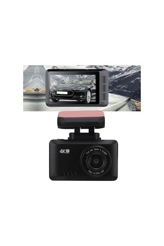 4k Çift Kamera Araba Dashcam Wifi , Gece Görüşlü, 170 Geniş Açılı Suya Dayanıklı Araç Kamerası
