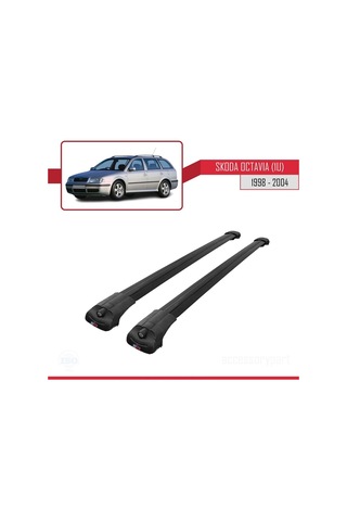 Skoda Octavia 1u 1998-2004 Arası İle Uyumlu Ace-1 Ara Atkı Tavan Barı Siyah
